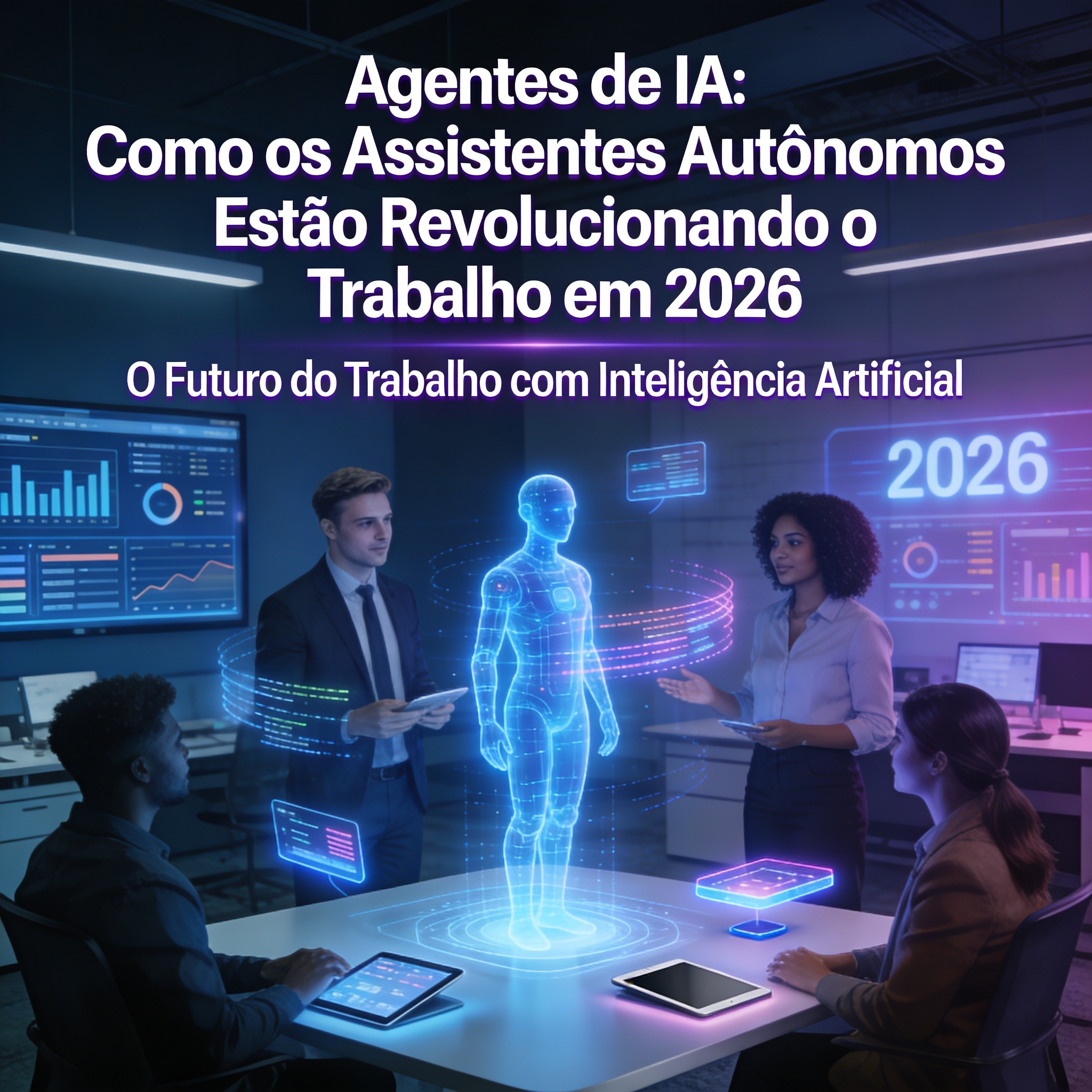 Agentes de IA: Como os Assistentes Autônomos Estão Revolucionando o Trabalho em 2026