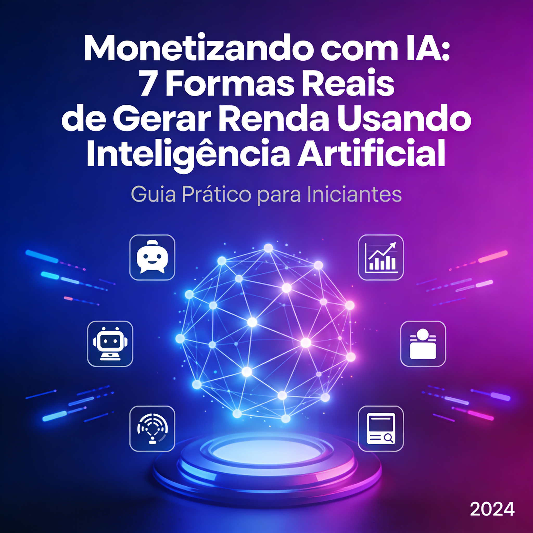 Monetizando com IA: 7 Formas Reais de Gerar Renda Usando Inteligência Artificial